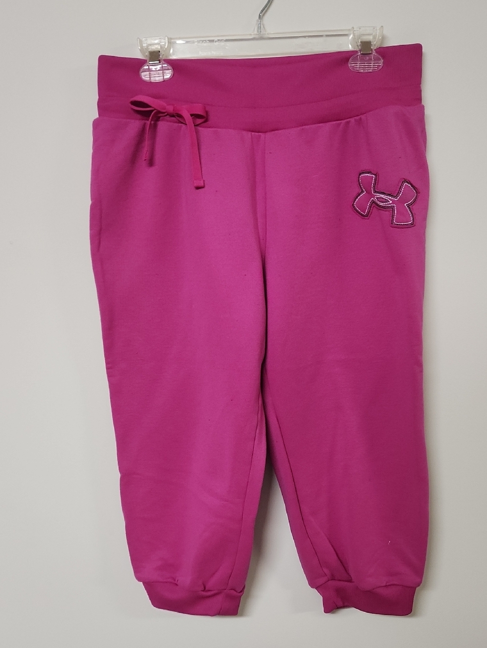 Under Armour Women's Magenta Capri Sweatpants